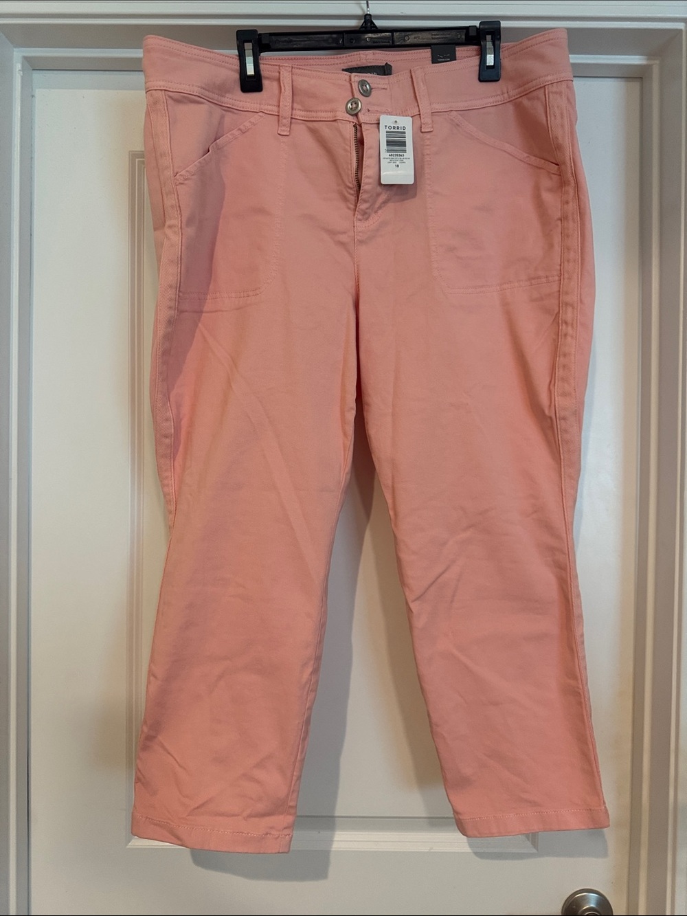 torrid Pink Cropped Ankle Pants